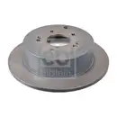 Febi Bremsscheiben Bremsbeläge Hinten für Hyundai Santa F CM
