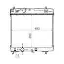 Kühler Motorkühlung Mahle CR 1860 000S Behr für Toyota
