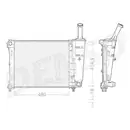 Kühler Motorkühlung Denso DRM09161 für Fiat