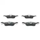 ATE Set Scheiben Ø258 vorn Ø253 hinten belüftet Beläge Ford Focus bis 09/2004