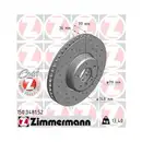 ZIMMERMANN 150.3481.52 Bremsscheiben 2 Stück für BMW