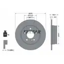 TEXTAR 92032703 Bremsscheiben 2 Stück MERCEDES-BENZ