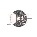 VAN WEZEL Spritzblech Bremsscheibe vo. li. 3029371