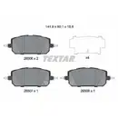 Bremsbelagsatz Scheibenbremse Textar 2650601 Q+ für Mazda für Mazda (changan)