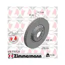 ZIMMERMANN 610.3707.20 Bremsscheiben 2 Stück VOLVO