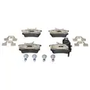 ATE Bremsenset Bremsscheiben 230 mm voll Bremsbeläge Warnkontakt hinten Polo 9N