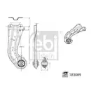 FEBI BILSTEIN 183089 Querlenker für TOYOTA, SUZUKI