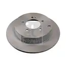 Febi Bremsscheiben Bremsbeläge Hinten für Mitsubishi Outlander 2 CWxW