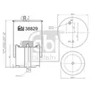 FEBI BILSTEIN 38829 Luftfederbalg