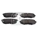 Febi Bremsscheiben Bremsbeläge Hinten für Subaru BRZ Toyota GT 86 ZN6x