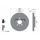 Textar Bremsenset Scheiben 256 mm belüftet Bremsbeläge vorn Golf 4 A3 8L