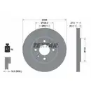 TEXTAR 92048103 Bremsscheiben 2 Stück PEUGEOT