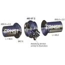 ERNST 463072 Reparatur-Set II Dm. 50mm