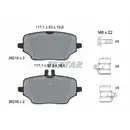 Bremsbelagsatz Scheibenbremse Textar 2621501 Q+ für Mercedes Benz Hinterachse