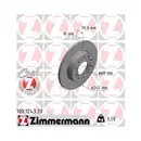 Zimmermann 100.1243.20 Bremsscheiben 2 Stück AUDI