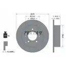 TEXTAR 92185803 Bremsscheiben 2 Stück hinten KIA