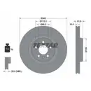Original TEXTAR 92229205 Bremsscheiben 2 Stück für AUDI