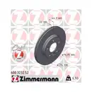 Original ZIMMERMANN 600.3232.52 Bremsscheiben 2 Stück für VW