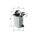 BOSCH F 026 402 288 Kraftstofffilter N2288