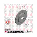 Original ZIMMERMANN 405.4100.52 Bremsscheiben 2 Stück für SMART
