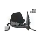 VAN WEZEL Aussenspiegel re. elek. Verst. schwarz 5791806