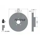 TEXTAR 92163503 Bremsscheiben 2 Stück vorne für MERCEDES-BENZ