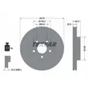 Original TEXTAR 92141205 Bremsscheiben 2 Stück vorne für VOLVO