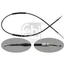FEBI BILSTEIN 100563 Handbremsseil für AUDI, SEAT