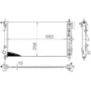 Kühler Motorkühlung Mahle CR 1098 000P Behr *** Premium Line *** für Opel