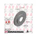 ZIMMERMANN 380.2169.52 Bremsscheiben 2 Stück für MITSUBISHI