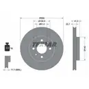Original TEXTAR 92292103 Bremsscheiben 2 Stück vorne für RENAULT