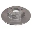 Febi Bremsscheiben Bremsbeläge Hinten für Fiat Linea