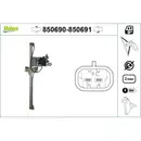 VALEO 850690 Fensterheber v l MERCEDES Sprinter