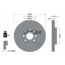 TEXTAR 92039203 Bremsscheiben 2 Stück OPEL