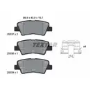 Bremsbelagsatz Scheibenbremse Textar 2533709 für Hyundai Hinterachse