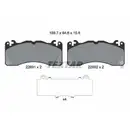 Bremsbelagsatz Scheibenbremse Textar 2269101 für Ford Usa Vorderachse