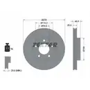 TEXTAR 92130303 Bremsscheiben 2 Stück MAZDA