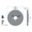 TEXTAR 92057100 Bremsscheiben 2 Stück vorne für VW