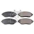 Bremsbelagsatz Scheibenbremse Febi Bilstein 116286 für Fiat für Nissan für Opel