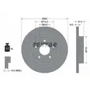 TEXTAR 92278103 Bremsscheiben 2 Stück hinten für NISSAN