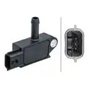 Sensor Abgasdruck Hella 6PP 009 409-461 für Nissan für Opel für Renault Unten