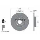 TEXTAR 92118503 Bremsscheiben 2 Stück OPEL