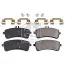 FEBI BILSTEIN 16969 Bremsbelagsatz für MERCEDES-BENZ