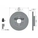 TEXTAR 92282503 Bremsscheiben 2 Stück vorne CITROËN