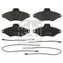 FEBI BILSTEIN 16413 Bremsbelagsatz für CITROËN