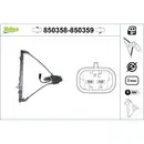 VALEO 850358 Fensterheber v l RENAULT Clio