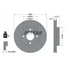 TEXTAR 92063503 Bremsscheiben 2 Stück FORD