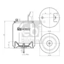 FEBI BILSTEIN 40602 Luftfederbalg für VOLVO