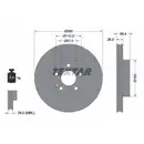 TEXTAR 93123403 Bremsscheiben 2 Stück MERCEDES-BENZ