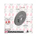 Original ZIMMERMANN 100.1219.52 Bremsscheiben 2 Stück für AUDI